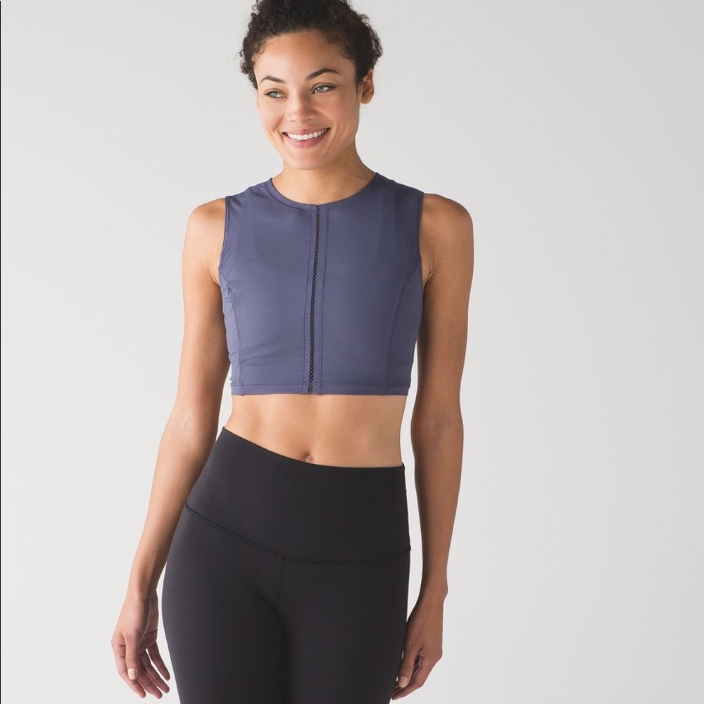Lululemon sculpt it crop top